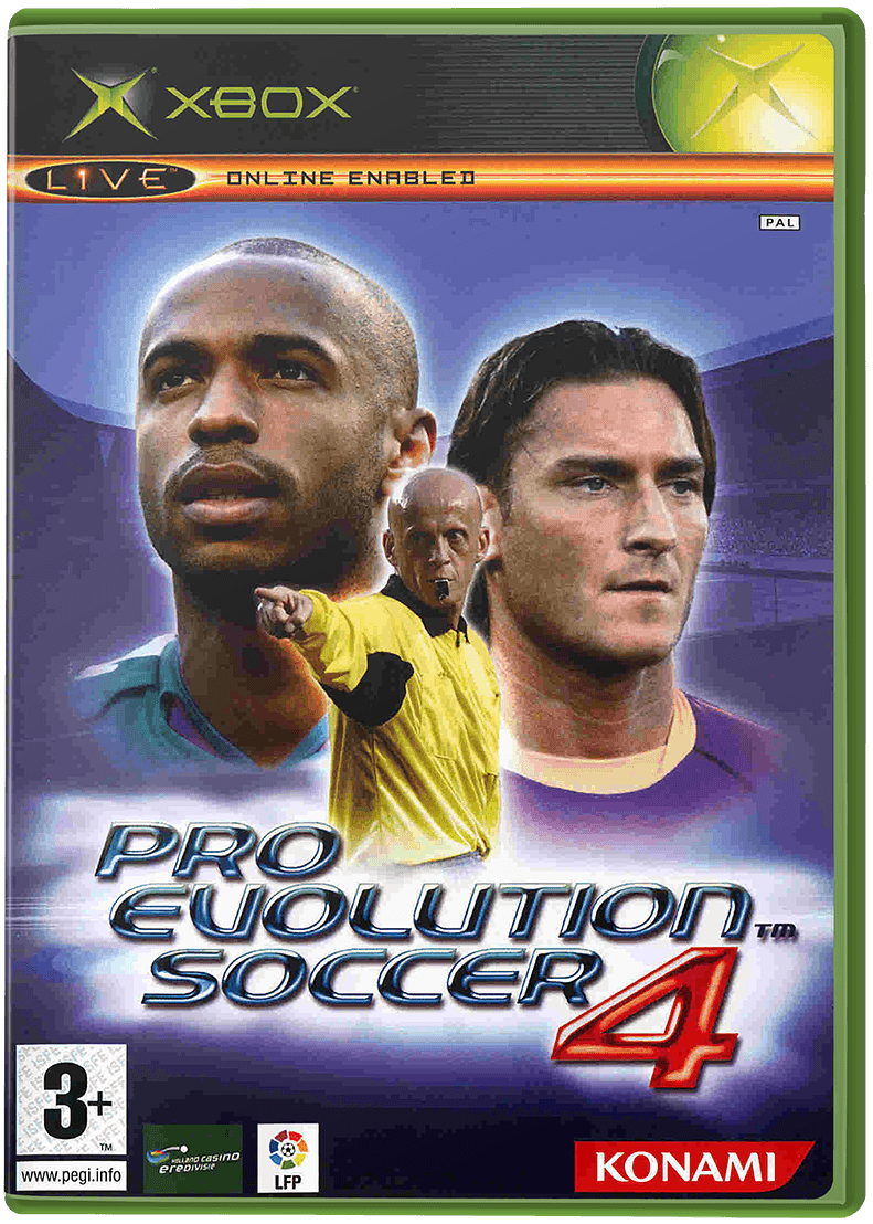 Pro Evolution Soccer 4 box art for Xbox